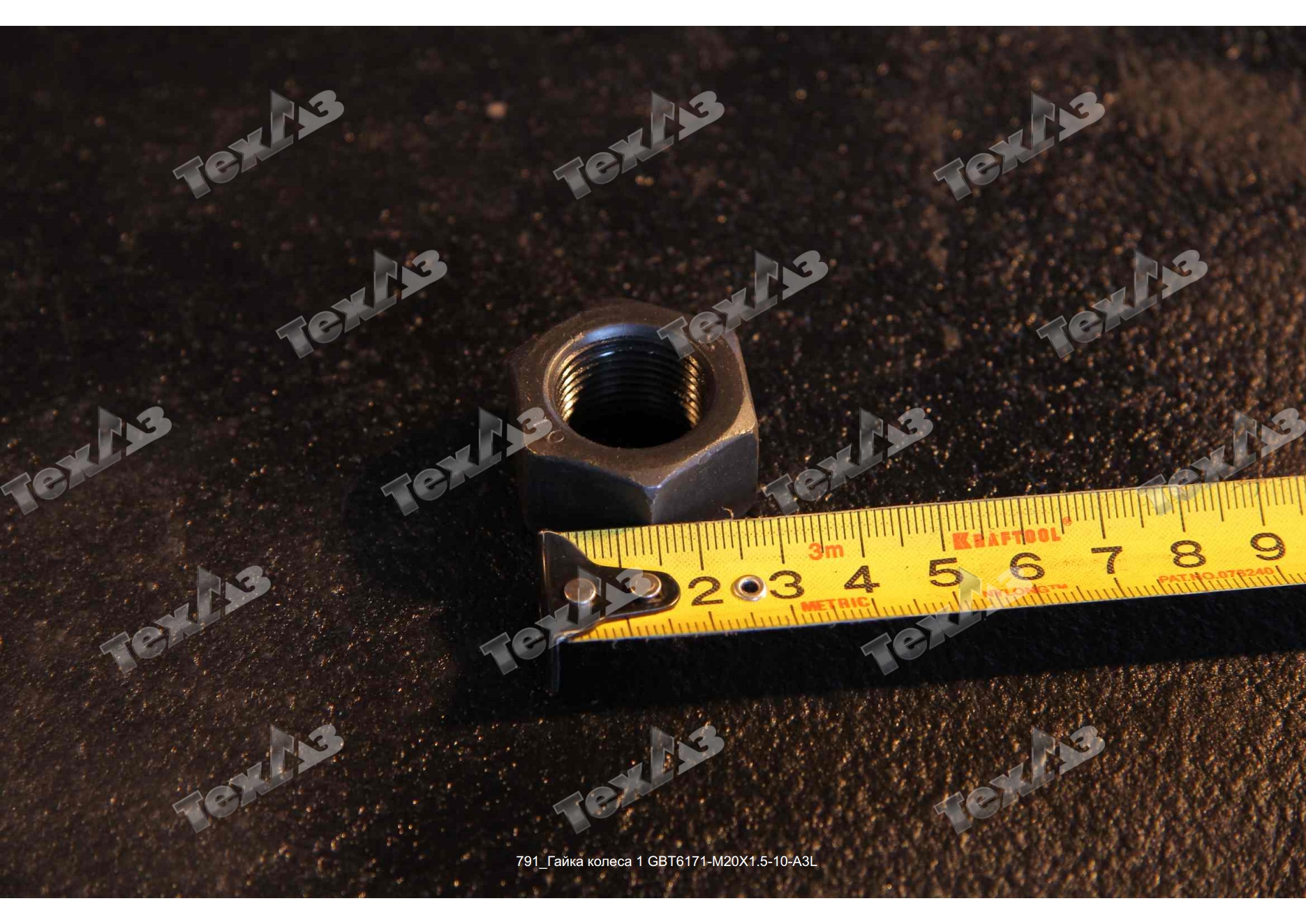 Гайка колеса 1 GBT6171-M20X1.5-10-A3L Гайка колеса 1 GBT6171-M20X1.5-10-A3L
