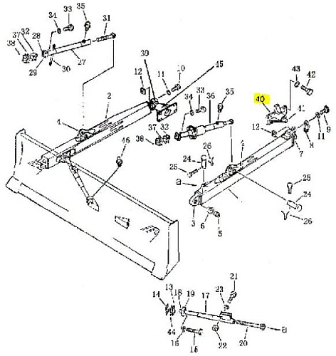 Цапфа левая 16L-80-30000 Цапфа левая 16L-80-30000