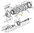 Диск фрикционный 16Y-15-00003 Диск фрикционный 16Y-15-00003